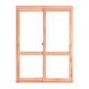 Ver imagem 1 de Porta de Correr Madeira 216CMX140CMX12CM PE621 Esel Marrom/Eucalipto