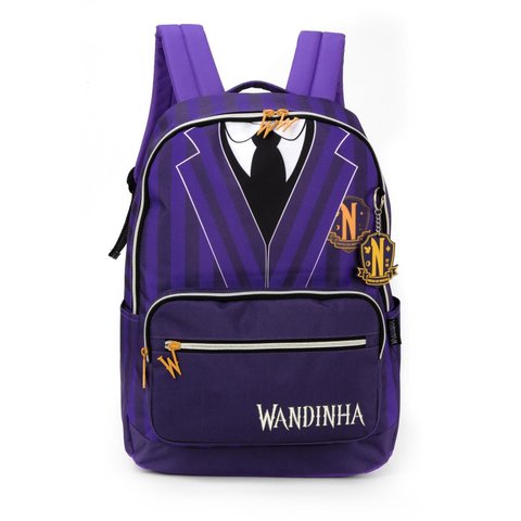 Mochila de Costas Up4you Wandinha - Roxo - Luxcel