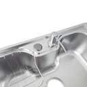 Ver imagem 3 de Cuba Cozinha Gourmet Aço Inox Luxo Cor Prata com Acessórios 50x40 Cm - Brinovar