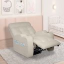 Ver mais imagens de Poltrona Reclinável Automatica Colo de Mãe Boucle:bege