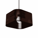Ver imagem 2 de Luminária Pendente Ayla Modelo Ripado -:Marrom