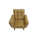 Ver imagem 5 de Poltrona Saturno para Sala de Estar Quarto Escritório Tecido Suede - Amarelo