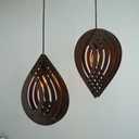 Ver imagem 2 de Luminária Pendente Puzzle Duo Crie Casa Marrom