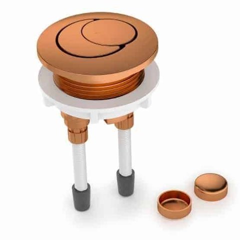 Botão de Acionamento Duplo 3/6l C/capa Fix Rose Gold Roca
