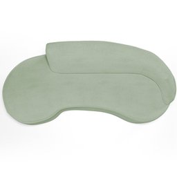 Sofá 3 Lugares Curvo Sala de Estar Living Firenze Direito D02 Linho Verde 230 cm D-477 - Lyam - 6