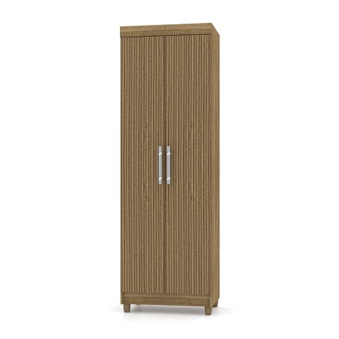Armário Multiuso Lavanderia 02 Portas Aline Nature - Pallazio