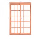 Ver imagem 3 de Porta de Correr Madeira 216CMX140CMX12CM PE621 Esel Marrom