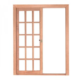 Porta de Correr Madeira 216CMX180CMX12CM PE621 Esel Marrom - 2