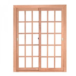 Porta de Correr Madeira 216CMX180CMX12CM PE621 Esel Marrom - 1