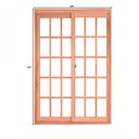 Ver imagem 3 de Porta de Correr Madeira 216CMX180CMX12CM PE621 Esel Marrom