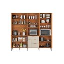 Ver imagem 6 de Kit Cozinha Compacta 240cm com 10 Portas e 4 Gavetas Astra Lukaliam Móveis