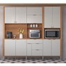 Kit Cozinha Compacta 240cm com 10 Portas e 4 Gavetas Astra Lukaliam Móveis - 5