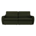 Ver mais imagens de Sofá sem Caixa Orgânico Charlie 3 Lugares em Linho Turco Retrátil e Reclinável Vira Cama 2,10 Verde