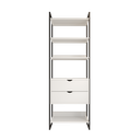 Ver imagem 2 de Modulo Closet Industrial com Gaveta Ferro Preto Branco