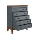 Ver imagem 3 de Cômoda 5 Gavetas - Cinza