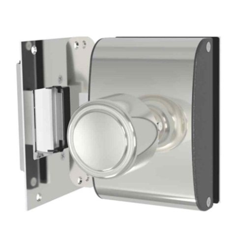 Fechadura Elétrica 12V Agl Porta de Vidro Abertura Interna