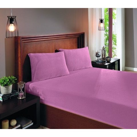 Lençol King Plush Liso Inove 193 x 203 x 38 cm Romance Hedrons
