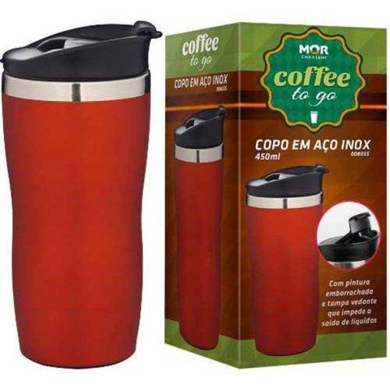 Copo para café mor térmico 450 Ml - cores sortidas - 1