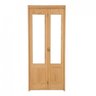 Kit Porta de Madeira Camarão Direita 213cmx110cmx12cm PE71 Esel - 1