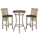 Ver imagem 1 de Mesa Bistro e 2 Banquetas Roma Marrom Corda Náutica 13 Trama Original
