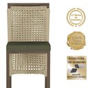 Ver imagem 3 de Mesa Bistro e 2 Banquetas Roma Marrom Corda Náutica 13 Trama Original