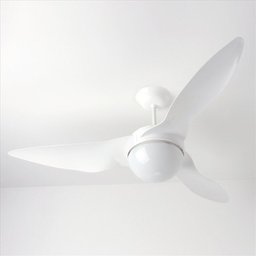 Ventilador de Teto com Controle Aliseu Terral Eco 3 Pás Branco Bivolt - 2 Ventilador de Teto com Controle Aliseu Terral Eco 3 Pás Branco Bivolt - 2