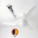 Ver imagem 1 de Ventilador de Teto com Controle Aliseu Terral Eco 3 Pás Branco Bivolt