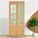 Ver imagem 2 de Kit Porta de Madeira Camarão Pe71 Gold Esel 213 x 94cm