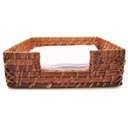 Ver imagem 1 de Porta Guardanapos Tyft Organic Quadrado Rattan Yoi