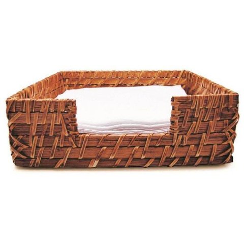 Porta Guardanapos Tyft Organic Quadrado Rattan Yoi