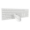 Kit Mouse e Teclado Aigo MK500 / com Fio / USB - Branco - 1