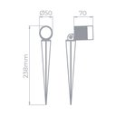 Ver imagem 4 de Espeto para Jardim Stella Focco Led 7w Bivolt Preto 3000k Luz Amarela