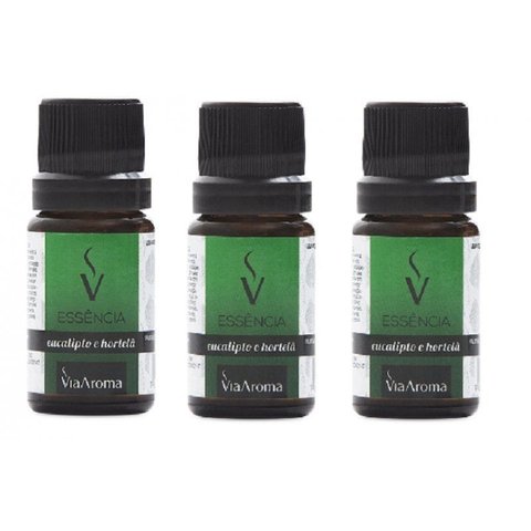 Essência - Eucalipto e Hortelã com 3 unidades