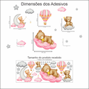 Ver imagem 6 de Adesivos Infantil de Parede Bichinhos Urso Quarto Bebe Aplicação Personalizada