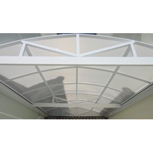 Chapa Policarbonato Alveolar Branco Refletivo 1,05x6,00 10mm