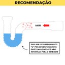 Ver imagem 7 de Sifão Sanfonado Universal 61cm Branco + Válvula Americana | Astra