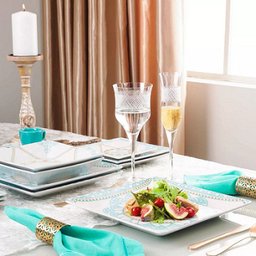 Aparelho de Jantar 30 Peças Domo Quadrado Oxford - 1