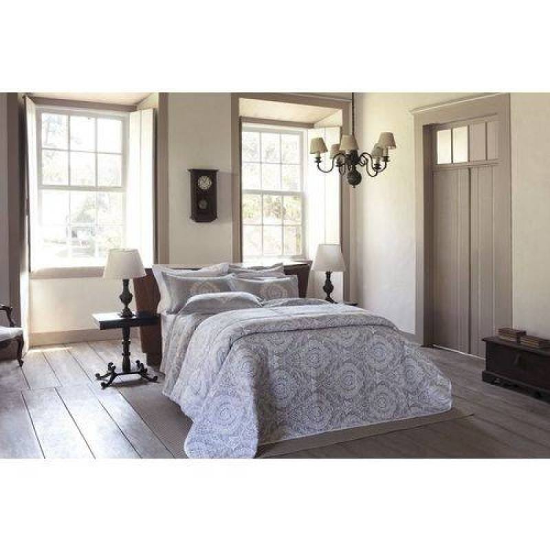 Cobreleito Queen Satinee 3 Pc 300 Fios Delta Kacyumara - 1