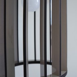 Luminária Pendente Tubular Crie Casa Bege Laca Grande - 3