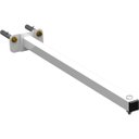 Ver imagem 1 de Suporte Refletor Base Reta Braço 40 Cm Branco