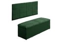 Ver imagem 1 de Kit Cabeceira e Calçadeira Raissa 120 cm Suede Verde