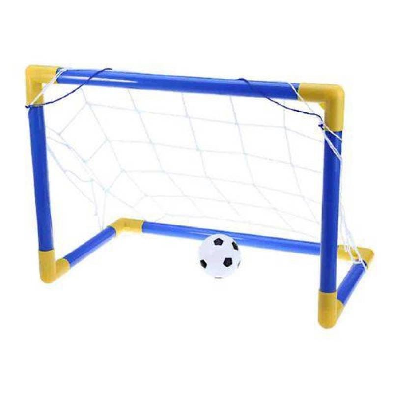 Indoor grande tamanho portátil montado brinquedo de futebol conjunto com  bola bebê esportes brinquedo portão futebol