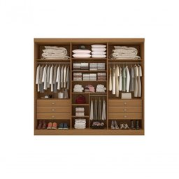 Guarda Roupa da Vinci Plus Ripado 6 Portas 100% Mdf - Cinamomo Off White - 2