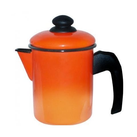 Leiteira Aço Esmaltado 16 1,8 litros Laranja Ewel