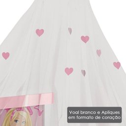 Dossel Mosquiteiro de Teto para Cama Infantil Rosa - Pura Magia - 3 Dossel Mosquiteiro de Teto para Cama Infantil Rosa - Pura Magia - 3
