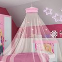 Ver imagem 1 de Dossel Mosquiteiro de Teto para Cama Infantil Rosa - Pura Magia