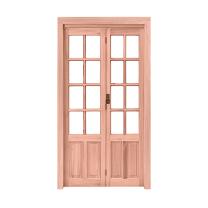 Kit Porta de Madeira Camarão Esquerda 213cmx94,5cmx12cm Pe71 Esel