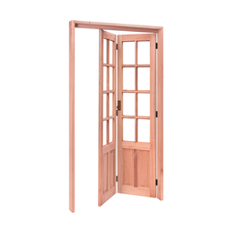 Kit Porta de Madeira Camarão Esquerda 213cmx110cmx12cm PE71 Esel - 2