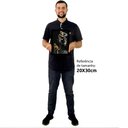 Ver imagem 2 de Quadro Decorativo Mulher Preto e Dourado em Moldura Caixa Tacolado Moldura Caixa 3cm Branca com Vidr