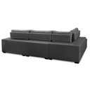 Ver imagem 4 de Sofá de Canto Retrátil e Reclinável com Molas 3,40x2,00 Le Jacke Suede Cinza Madelina Decor